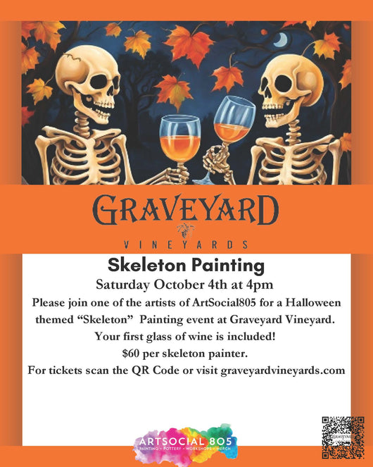 October 4 - Skeleton Painting