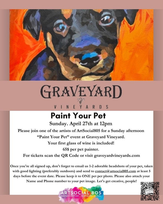 April 27th - Paint Your Pet