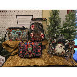 Santa Hand Beaded Purse