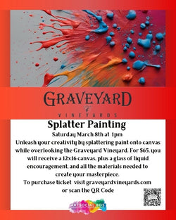 March 8th - Splatter Painting