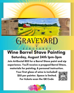 Barrel Stave Painting Aug 24th